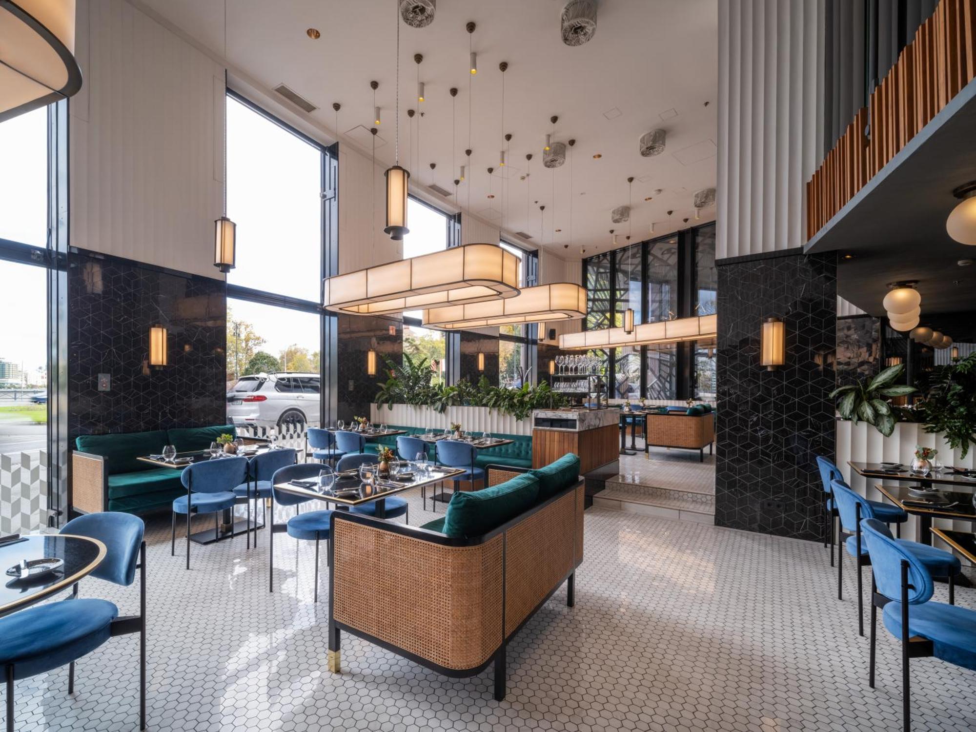 โรงแรมคลาร์ก บูดาเปสต์ ภายนอก รูปภาพ Restaurant interior